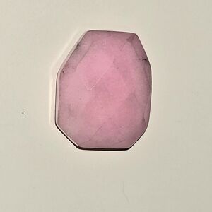 Pink Faceted Gemstone